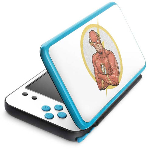 DC Comics The Flash Folded Arms Pose Nintendo 2DS XL (2017) Skin